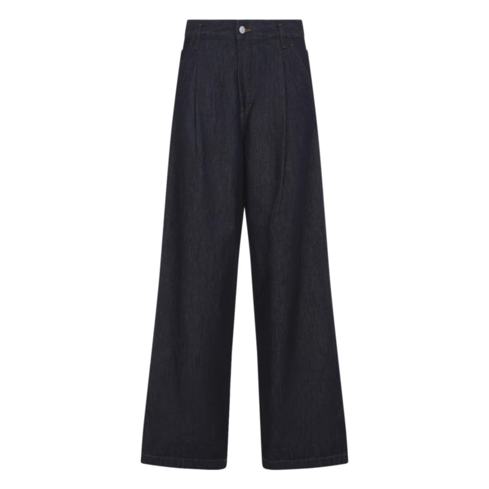 Dries Van Noten Men's Blue Wide Jeans, W32, Wide-Leg Jeans