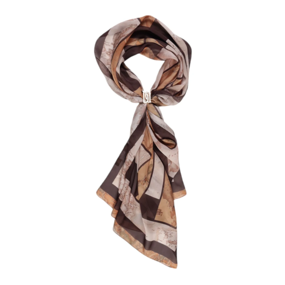 Alviero Martini 1a Classe Herfst Winter Dames Sjaals en Handschoenen Brown Dames