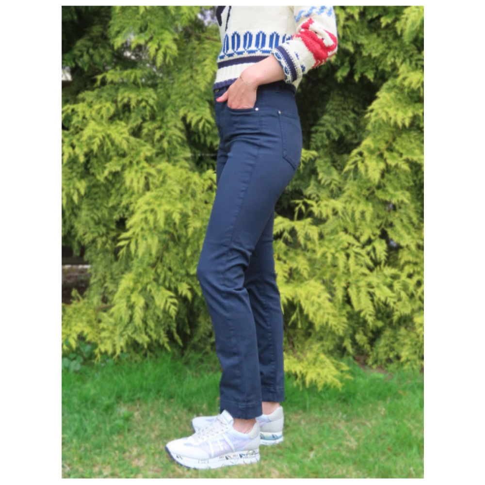 Islow Hoge Taille Matrozenbroek Blue Dames