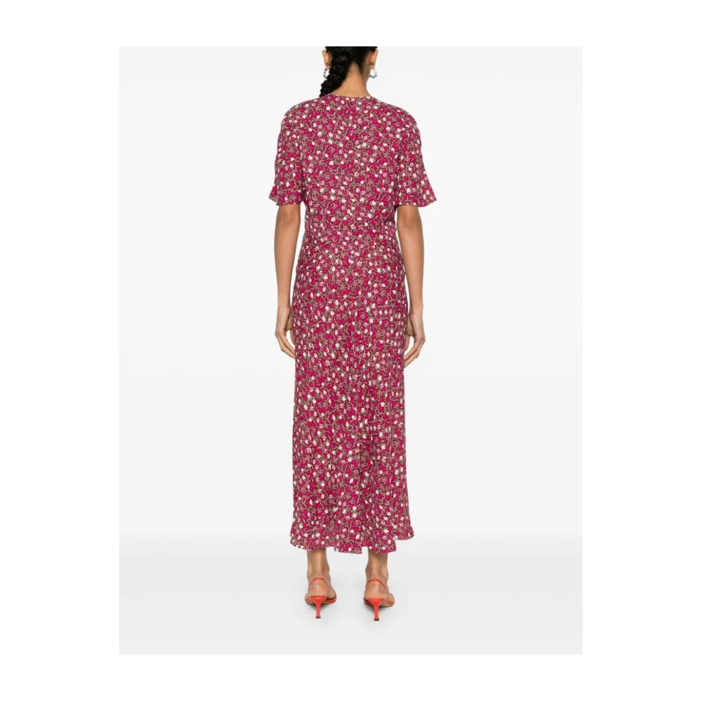 Saloni Wineberry Marta Jurk Pink Dames
