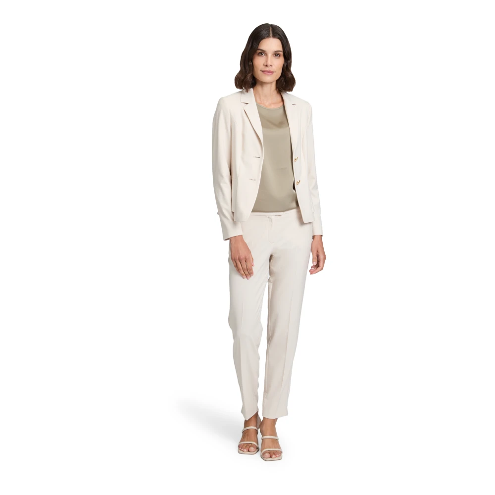 Betty Barclay Getailleerde blazer met lange mouwen Beige Dames