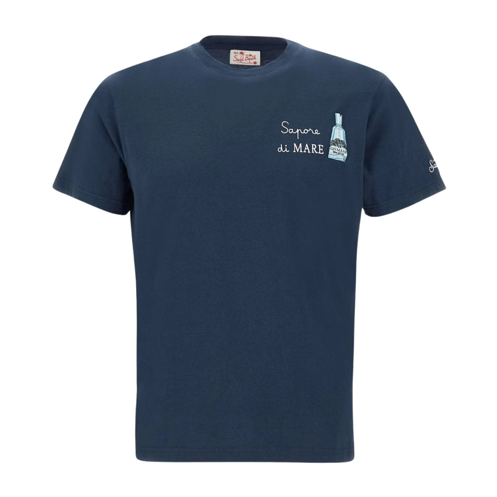 MC2 Saint Barth Blauw T-shirt met Stijl Blue Heren