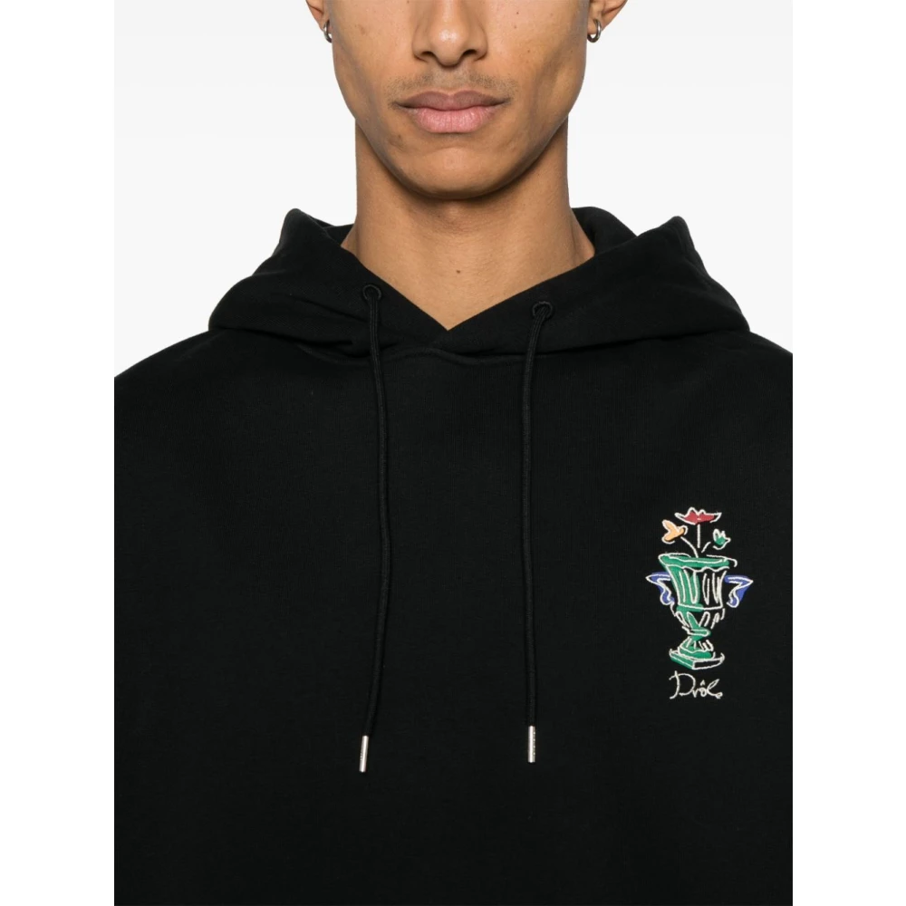 Drole de Monsieur Zwarte Sweatshirt voor Mannen Black Heren