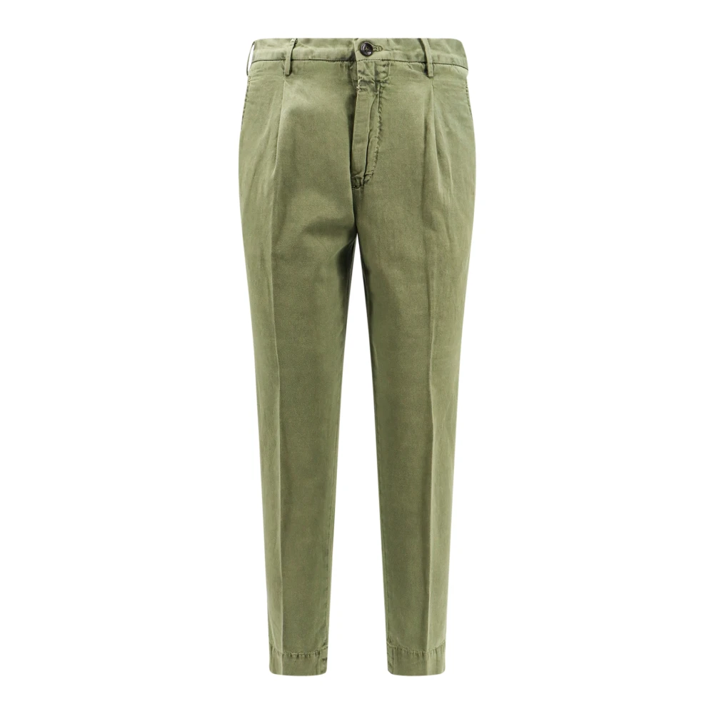 Incotex Trousers Green Heren