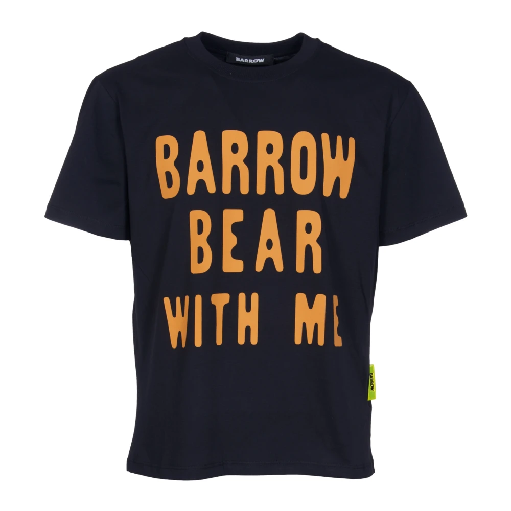 Barrow Zwarte T-shirts en Polos Black Heren