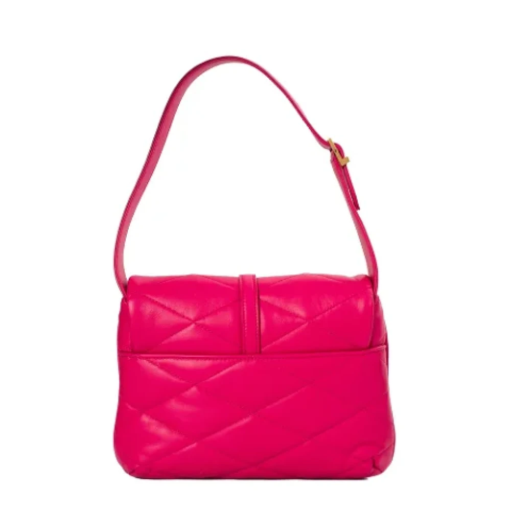 Yves Saint Laurent Vintage Pre-owned Leather handbags Pink Dames
