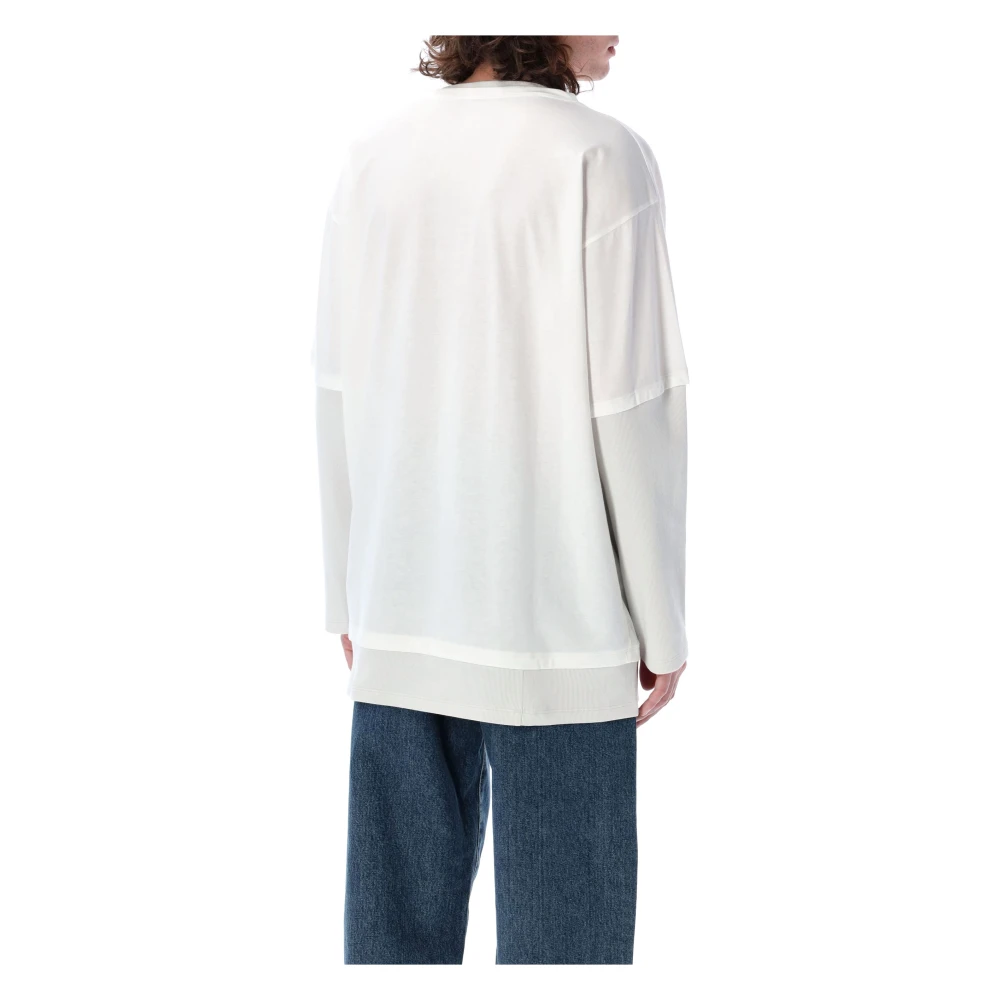 Magliano Witte Dubbele Tee Katoenen T-shirt White Heren