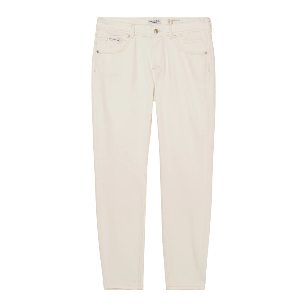 Marc O'Polo Alva Slim Cropped Jeans White Dames