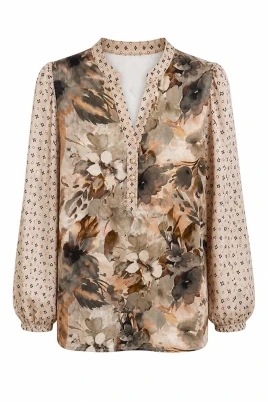 Blommig blus