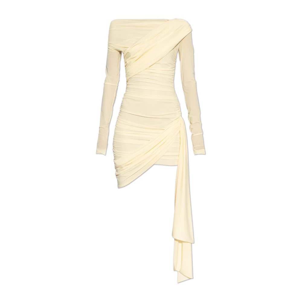 Blumarine Jurk met drapering Beige Dames