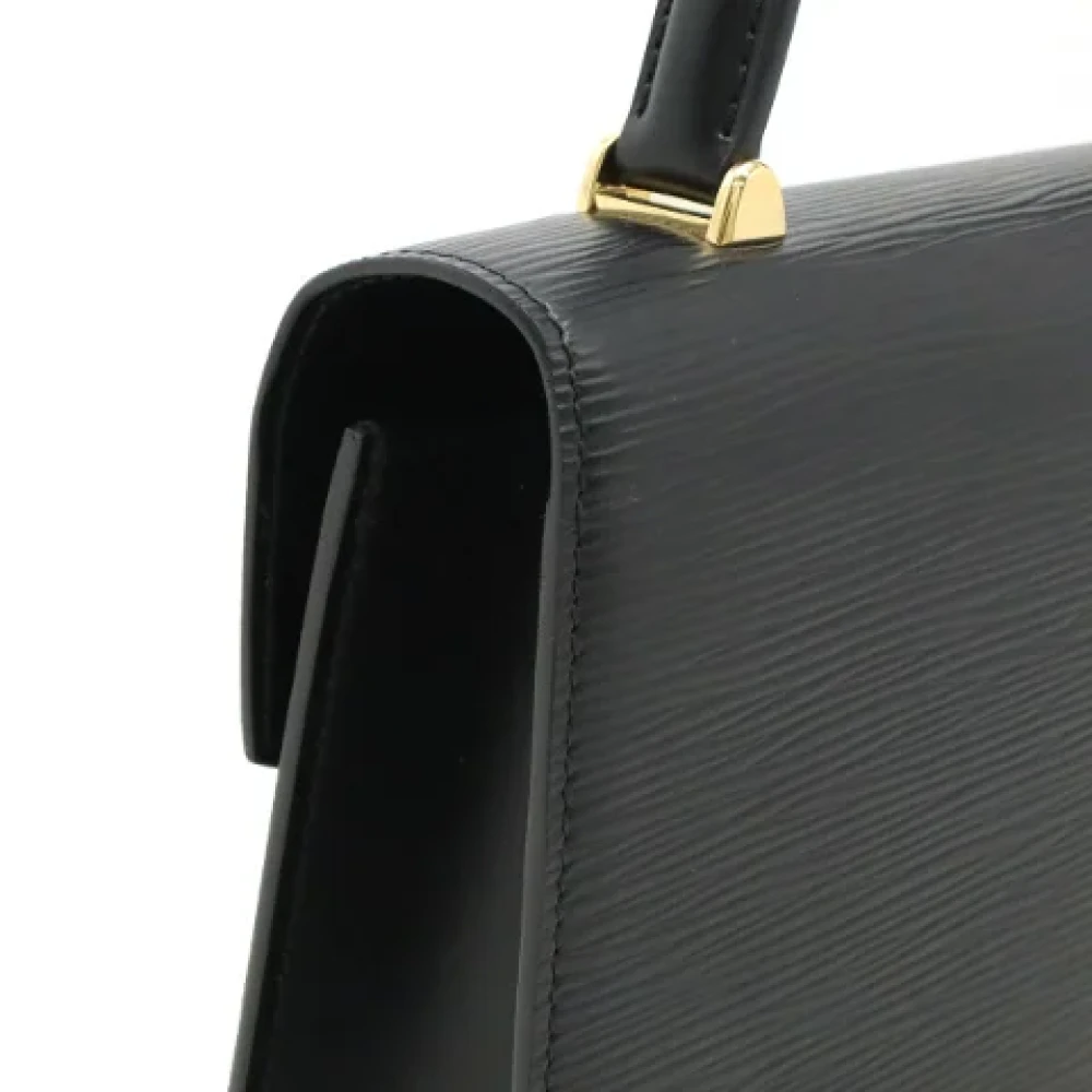 Louis Vuitton Vintage Pre-owned Leather handbags Black Dames
