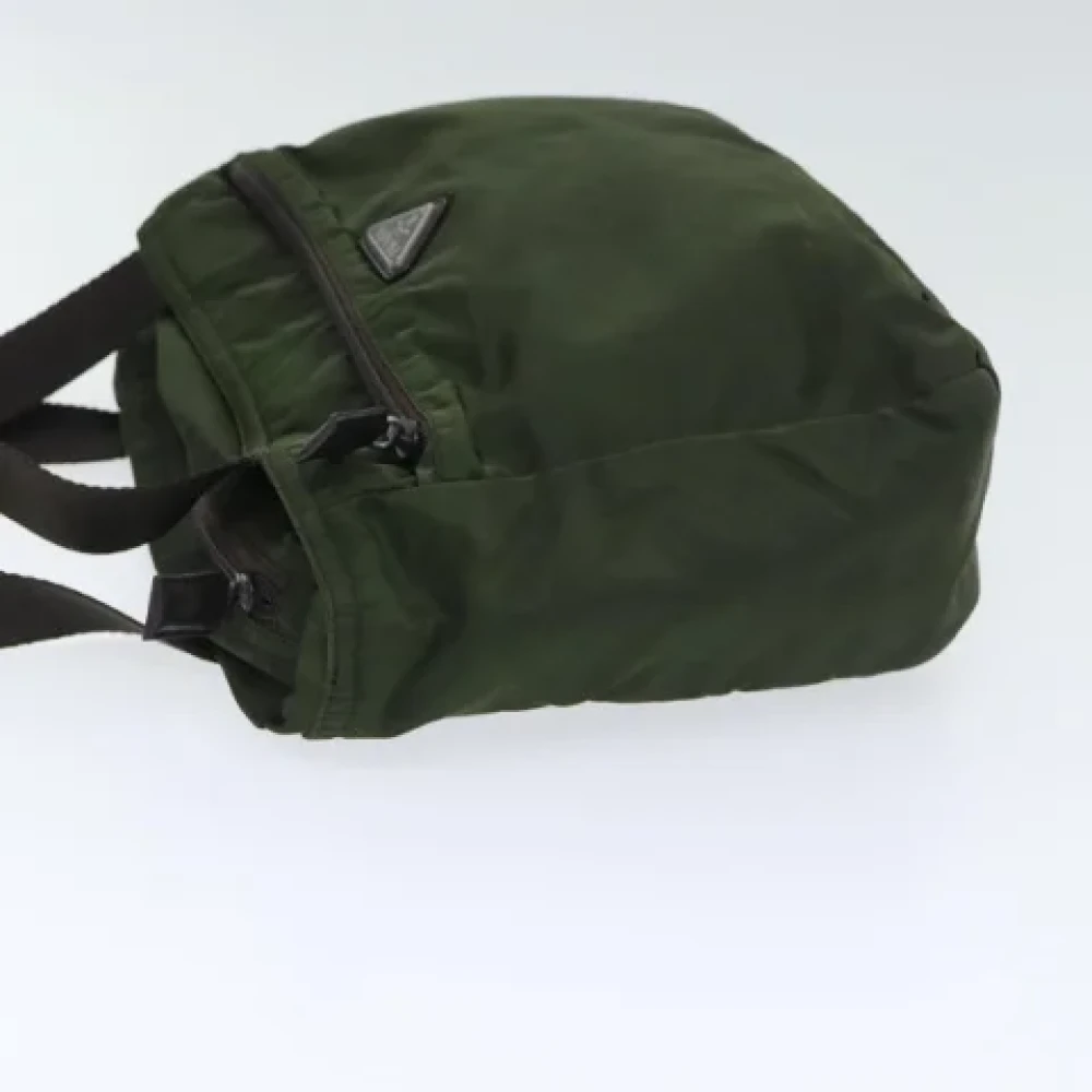 Prada Vintage Pre-owned Nylon totes Brown Dames