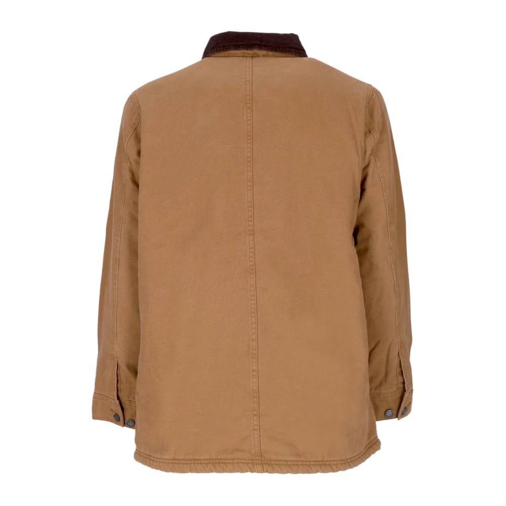 Dickies Canvas Werkjas Steen Gewassen Bruin Brown Heren
