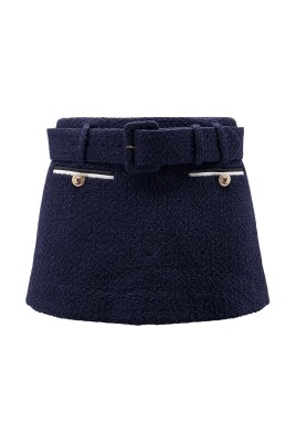 navy-boucle-skirt