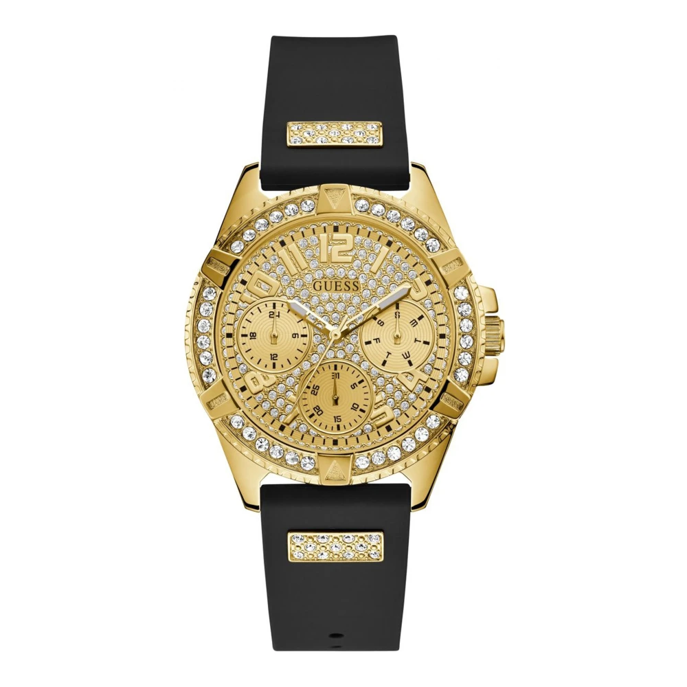 Guess Yellow Watches, Female, One Size, Quartz Rubber Bracelet Watch