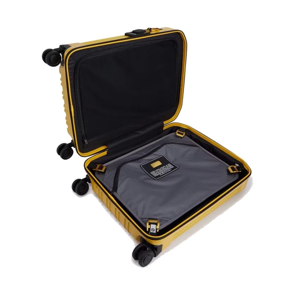 Piquadro Stijlvolle Reistrolley Tas Yellow Unisex