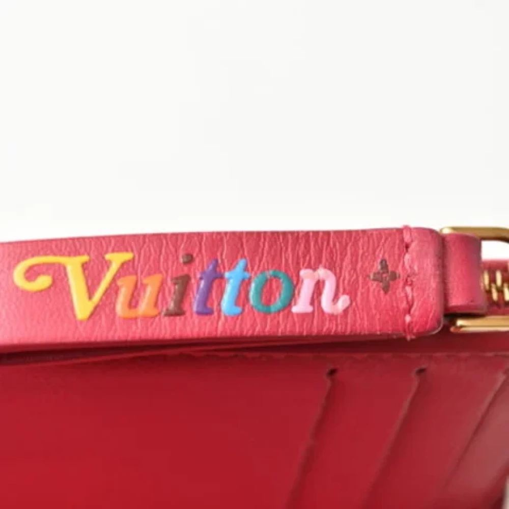 Louis Vuitton Vintage Pre-owned Leather wallets Pink Dames
