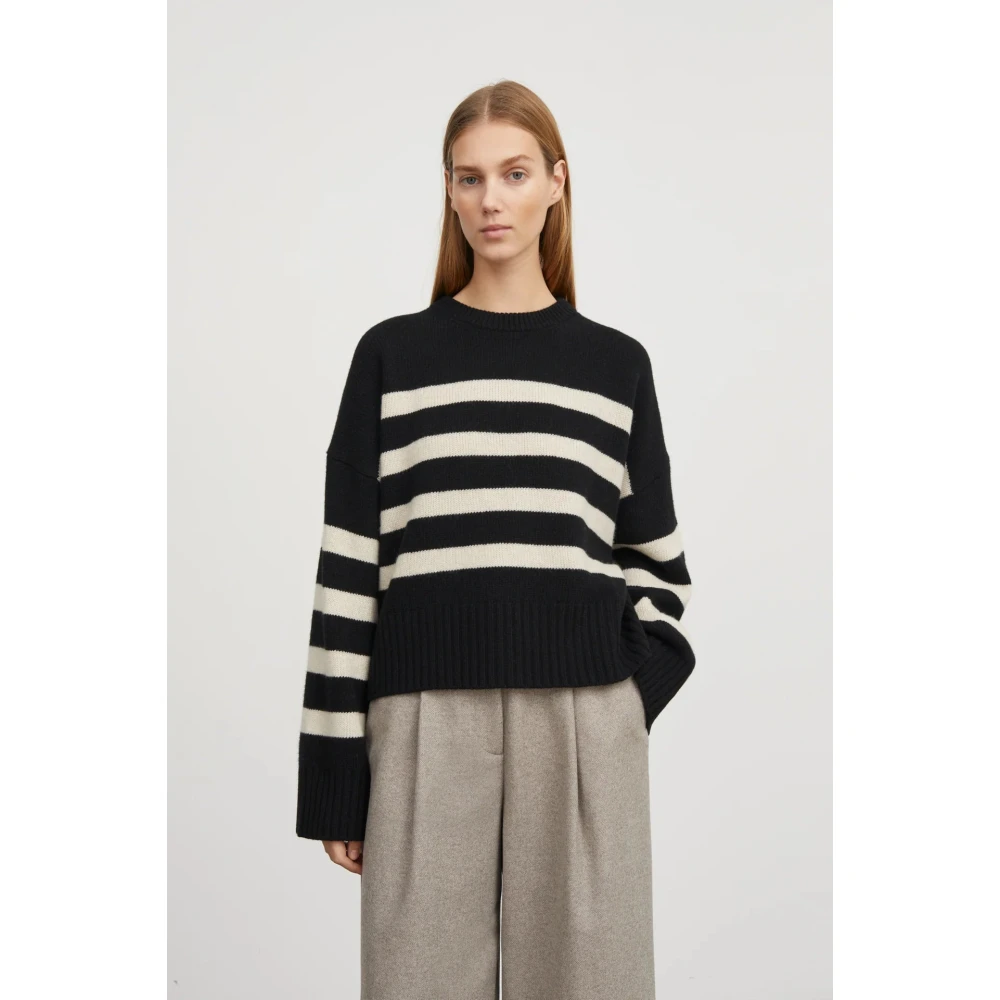 Skall Studio Oversized Merino Wol Trui Multicolor Dames