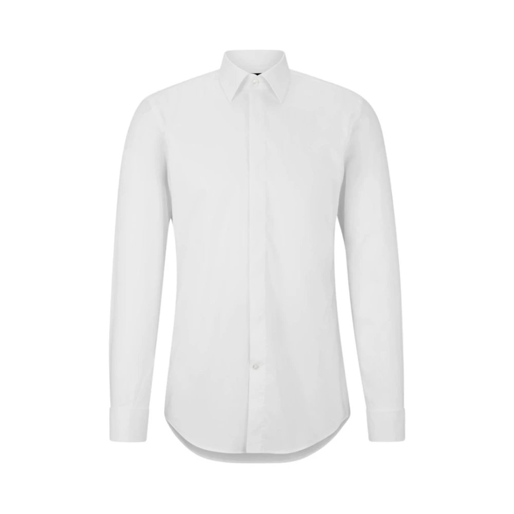 Boss Uomo Bianco - Camicia In Cotone - Shirts - S