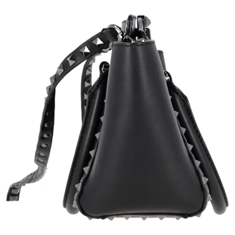 Valentino Vintage Pre-owned Leather totes Black Dames