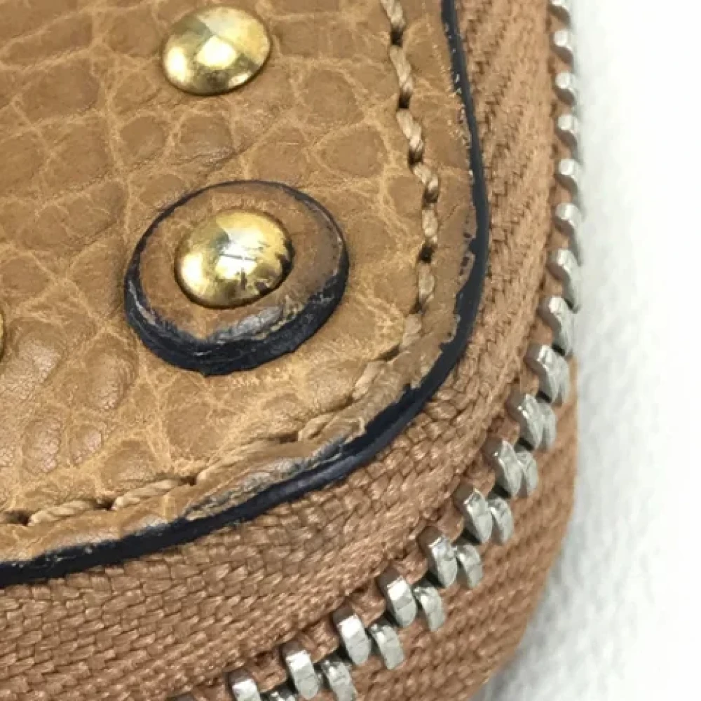 Chloé Pre-owned Leather wallets Brown Dames