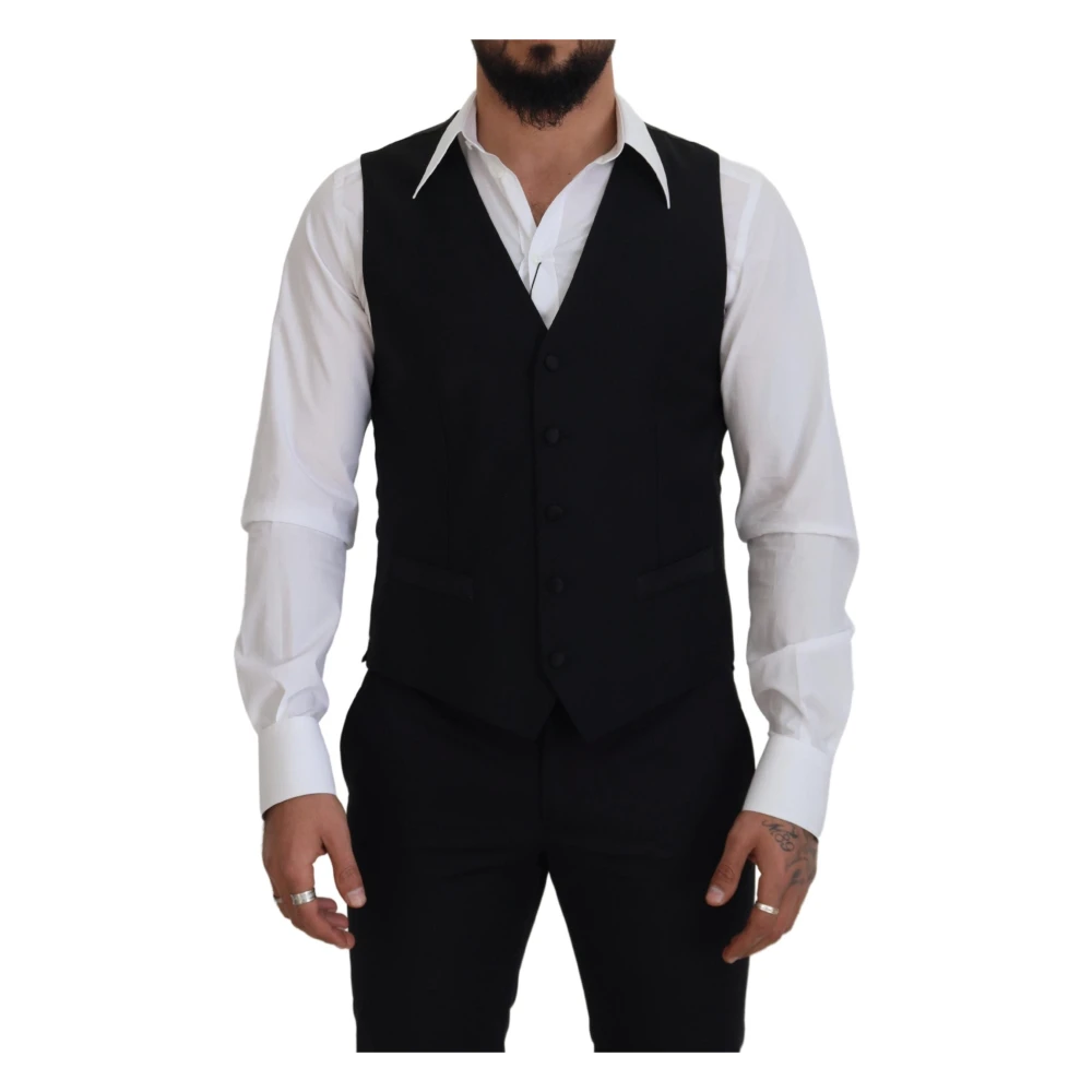 Dolce & Gabbana Uomo Nero - Gilet For - Suits - L