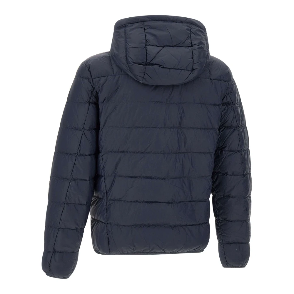 Sun68 Heren Donsjas met Capuchon Blue Heren