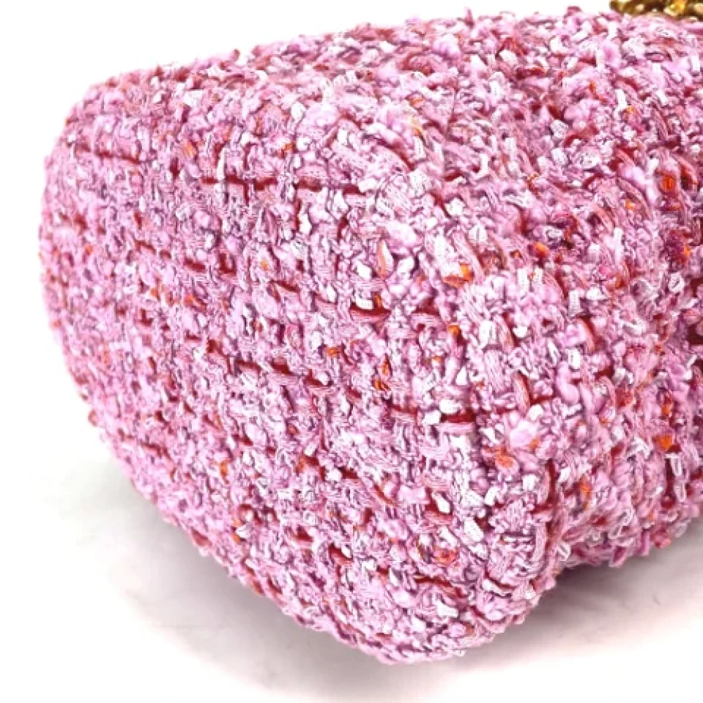 Chanel Vintage Pre-owned Fabric chanel-bags Pink Dames