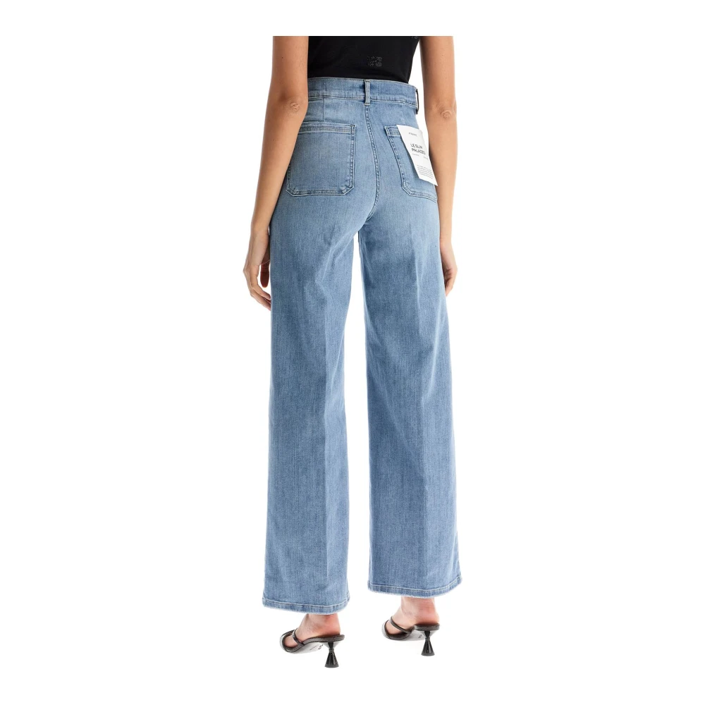 Frame High-waisted Bardot jeans in denim Blue Dames
