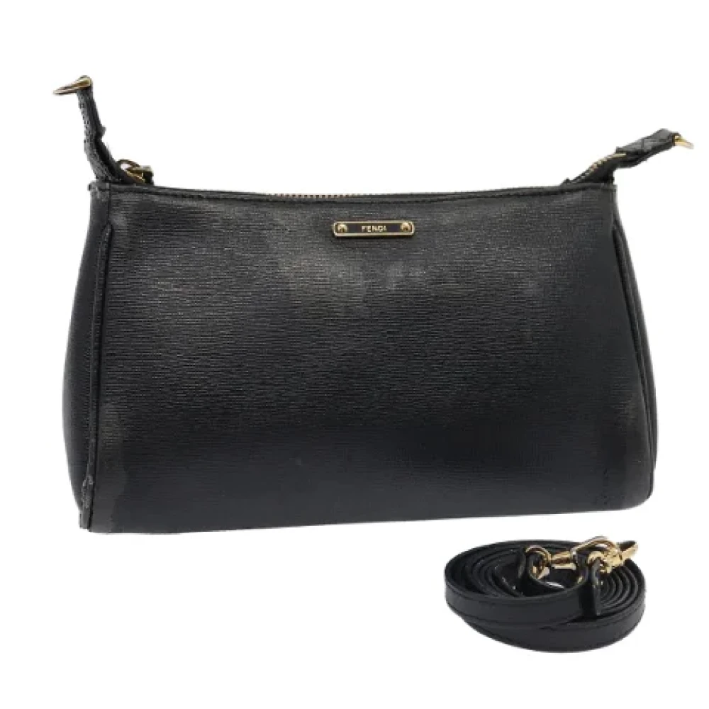 Fendi Vintage Pre-owned Leather fendi-bags Blue Dames