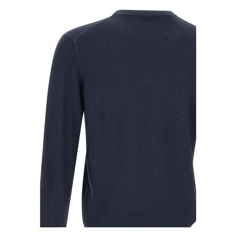 Filippo De Laurentiis Nuvola Navy Blue Wollen Trui Blue Heren