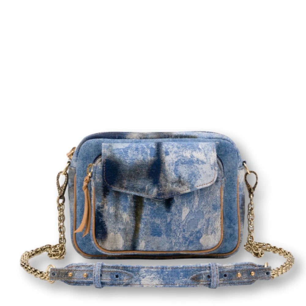Claris Virot Crossbody Schoudertas Organizer Blue Dames