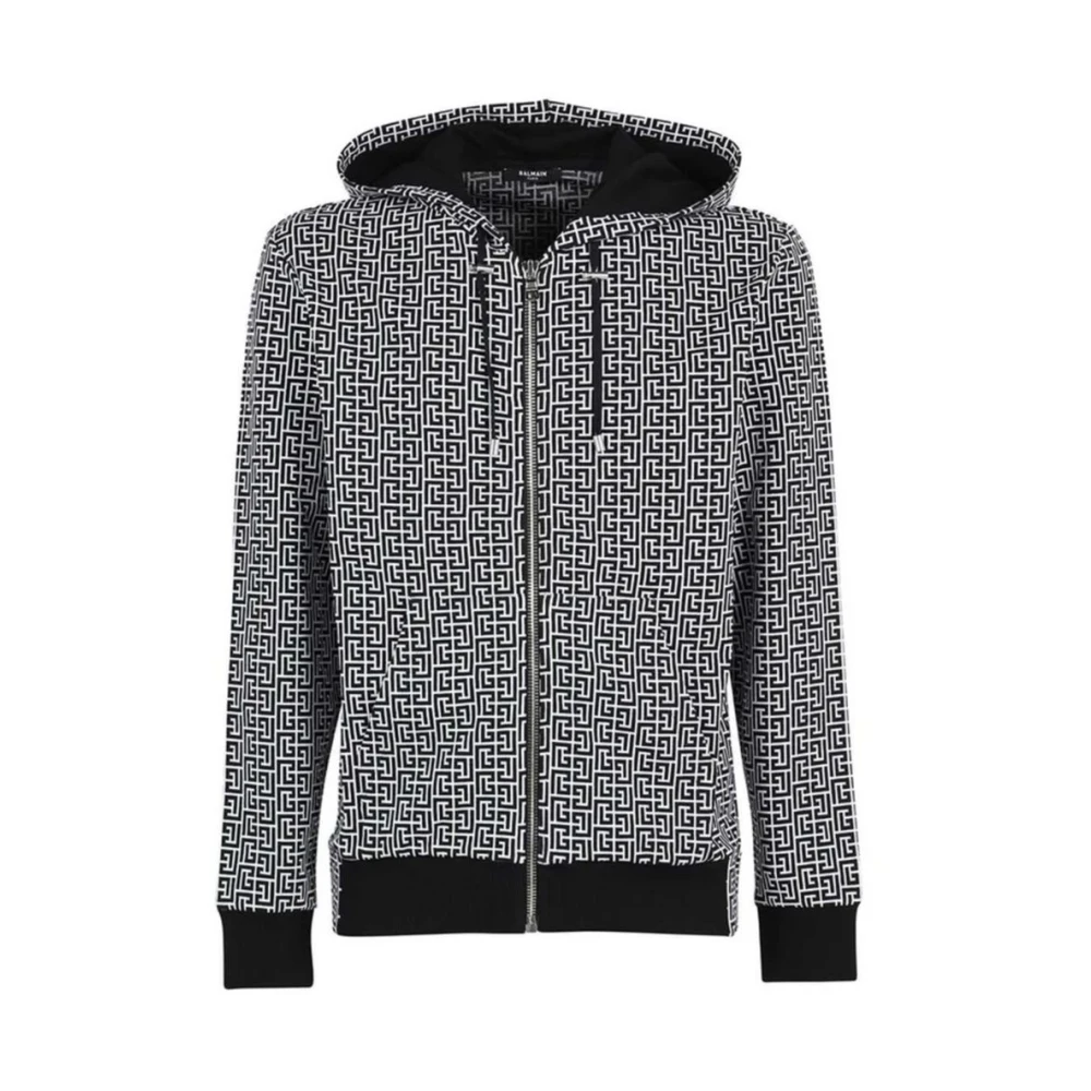 Sweatshirts & Hoodies > Zip-throughs - - Balmain - Modalova