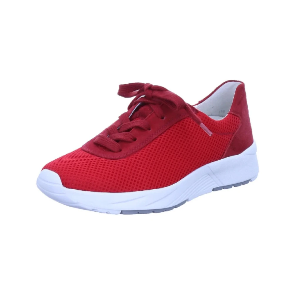 Semler Moderne Sneaker Dames Schoenen Rood