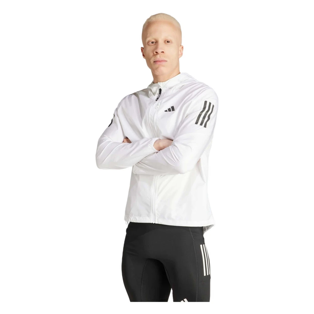 Adidas Own The Run 3 Strepen Jas White Heren