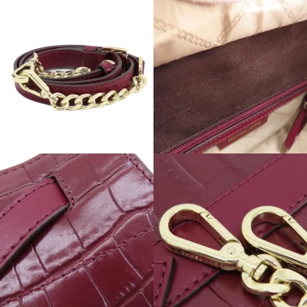 Michael Kors Pre-owned Leather totes Red Dames