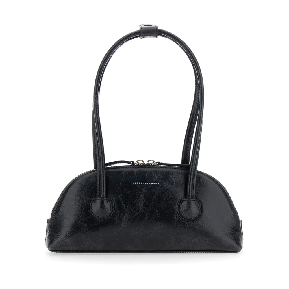 Marge Sherwood Zwarte schoudertas met stijl Black Dames