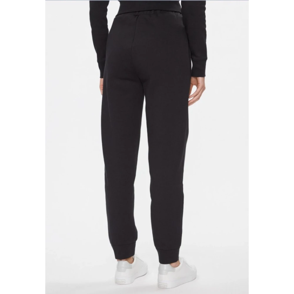 Calvin Klein Metallic Micro Logo Jogger Broek Black Dames