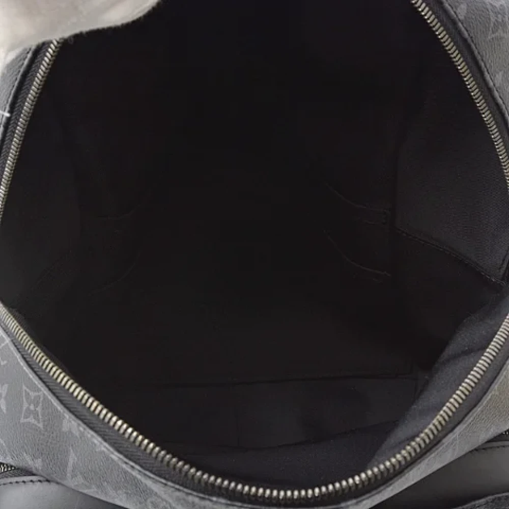 Louis Vuitton Vintage Pre-owned Canvas backpacks Black Heren
