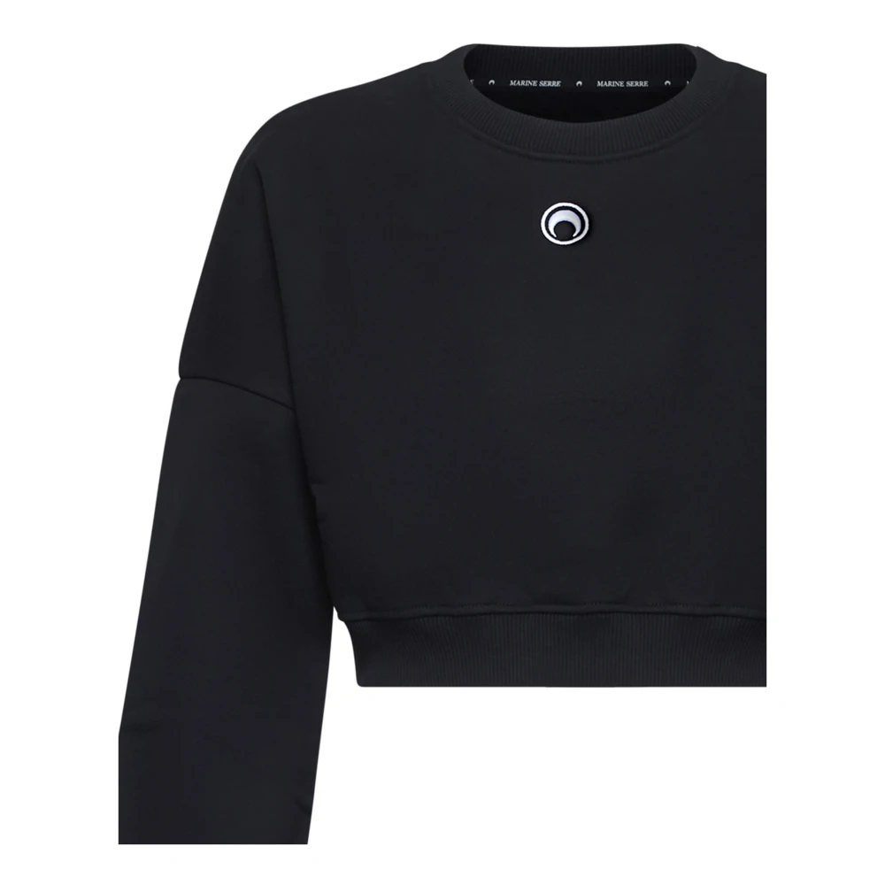 Marine Serre Zwarte Trui met Stijl Black Dames