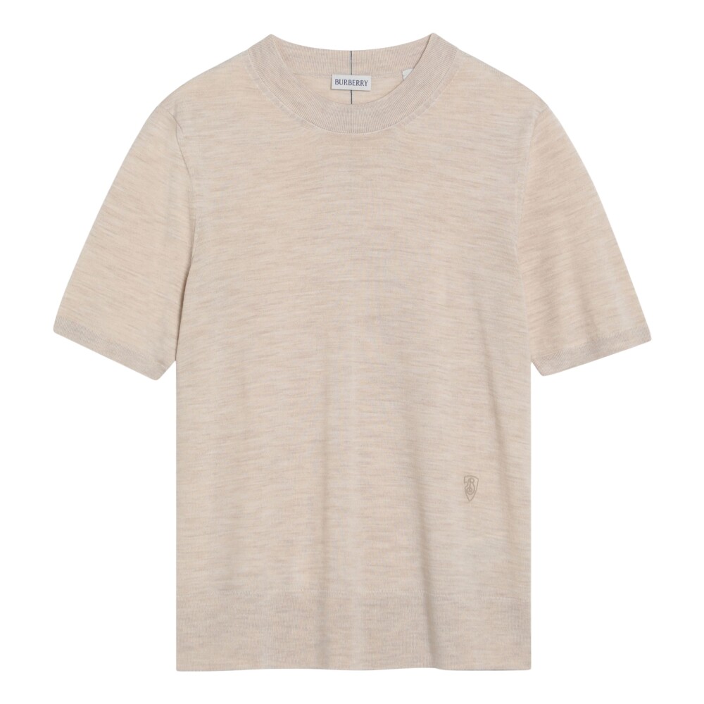 Tシャツ・カットソー BURBERRY Women Tunic Tops 8102402 C1789 Beige Burberry T-Shirt 8102402-C1789 TEACUP | IlDuomo