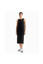 robe-noire-en-coton-avec-logo-en-cristal