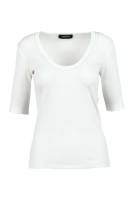 Elegant bomull elastan T-shirt