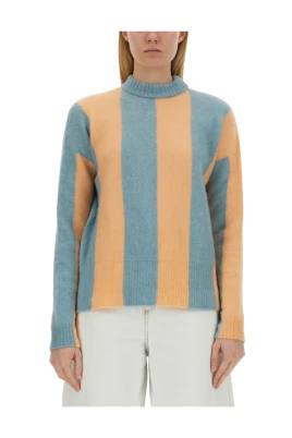 Mysig Turtleneck Stickad Tröja