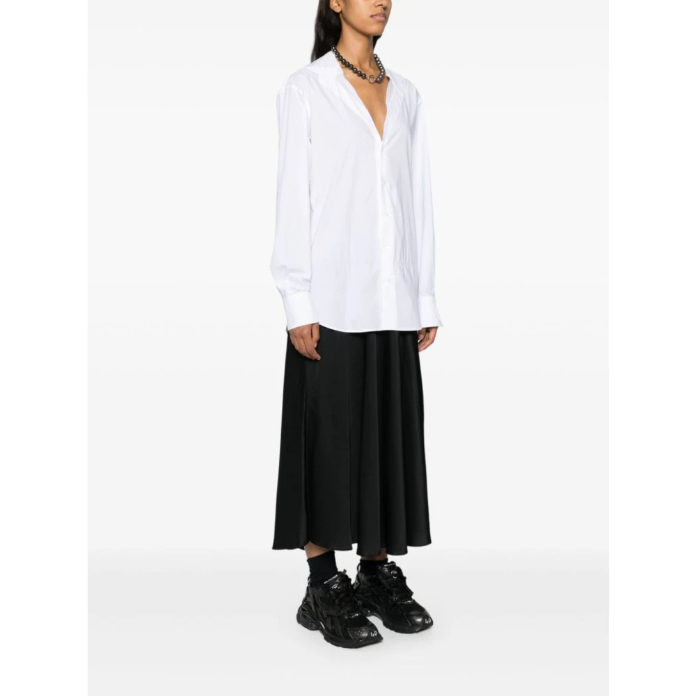 MM6 Maison Margiela Stijlvolle Mini Jurk voor Vrouwen White Dames