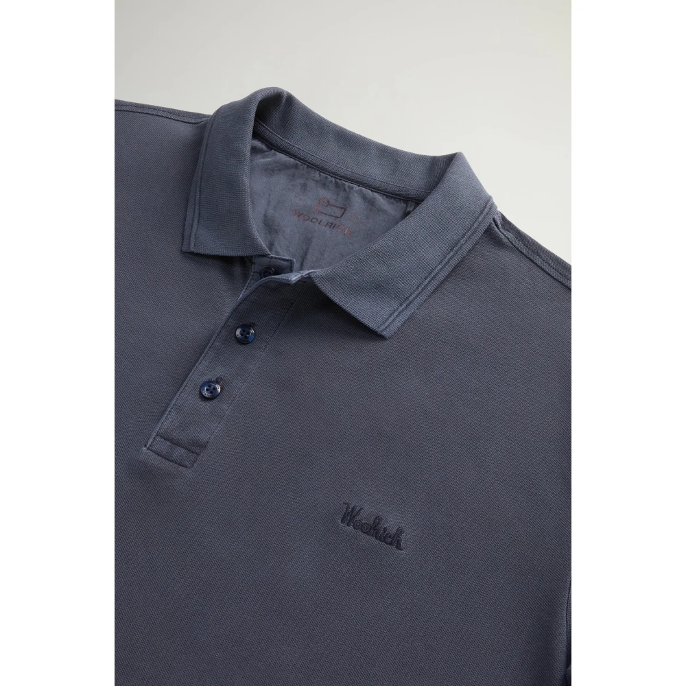 Woolrich Klassieke Polo voor de Zomer Blue Heren