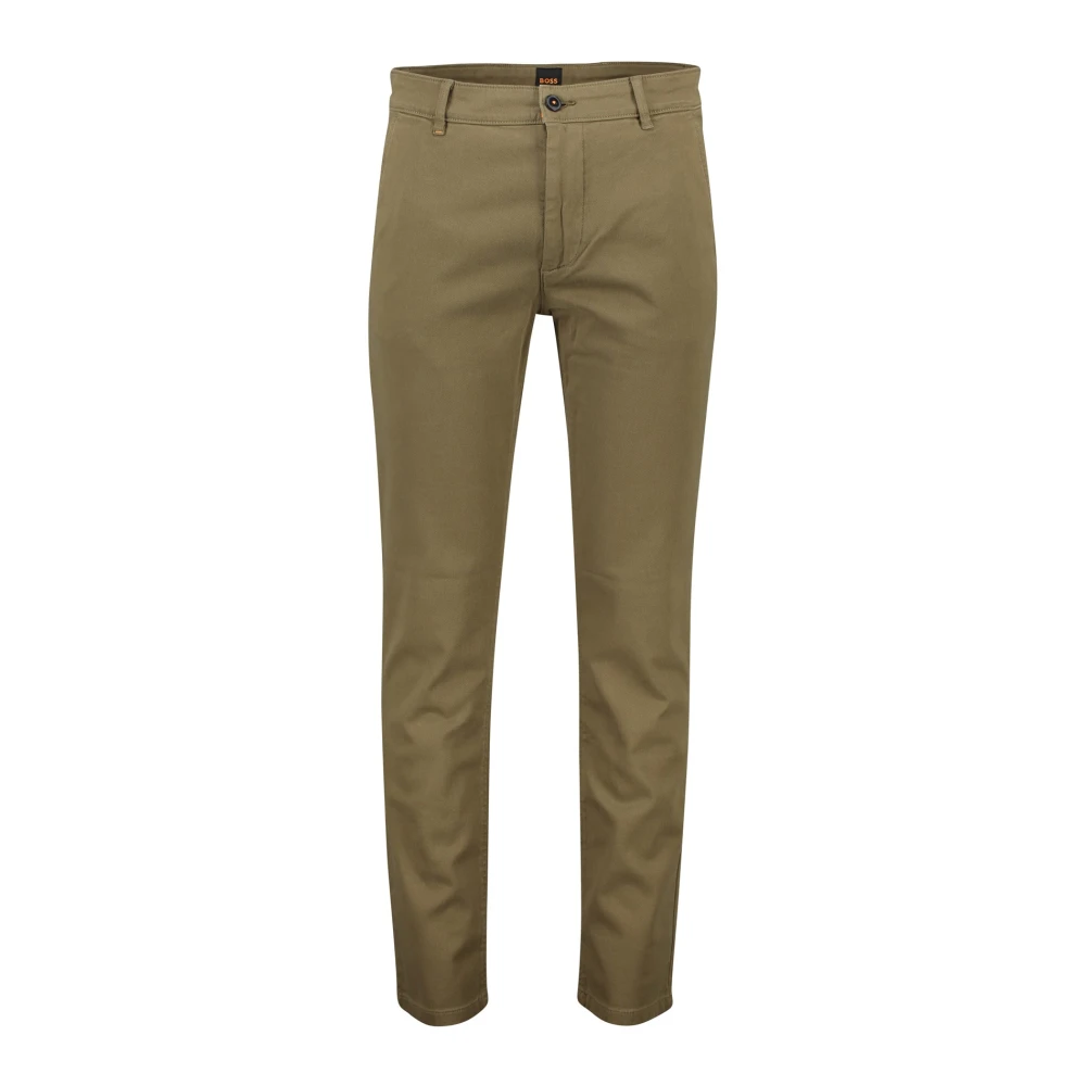 Hugo Boss Bruine Chino Broek Brown Heren