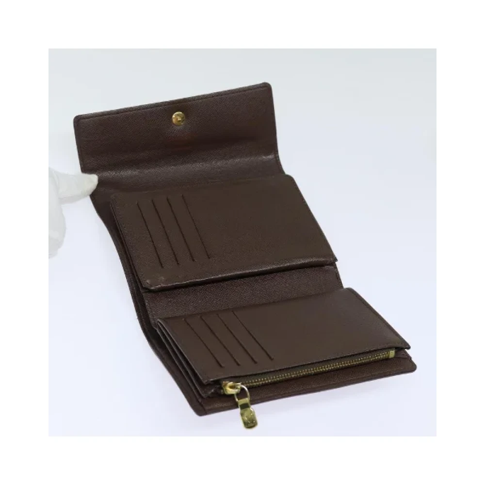 Louis Vuitton Vintage Pre-owned Canvas wallets Brown Dames