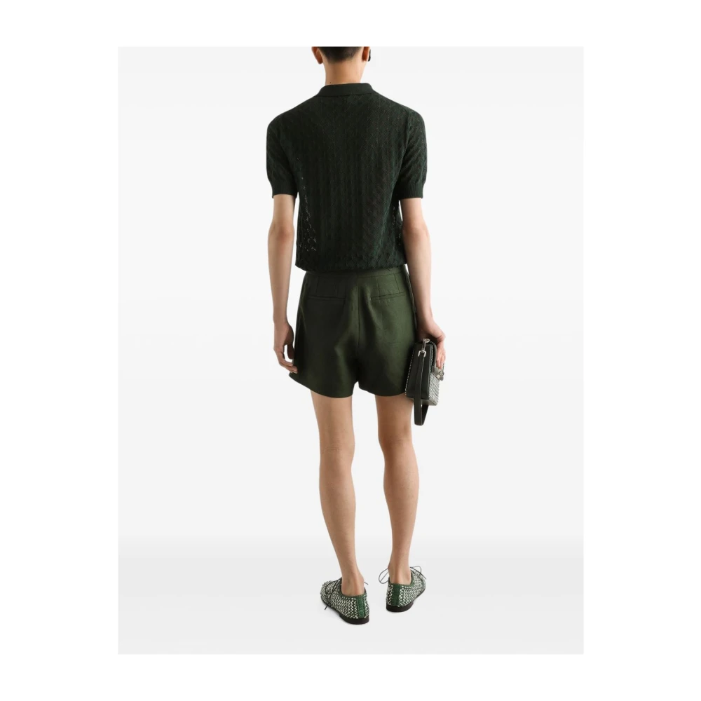 Dolce & Gabbana Groene T-shirt en Polo Green Heren