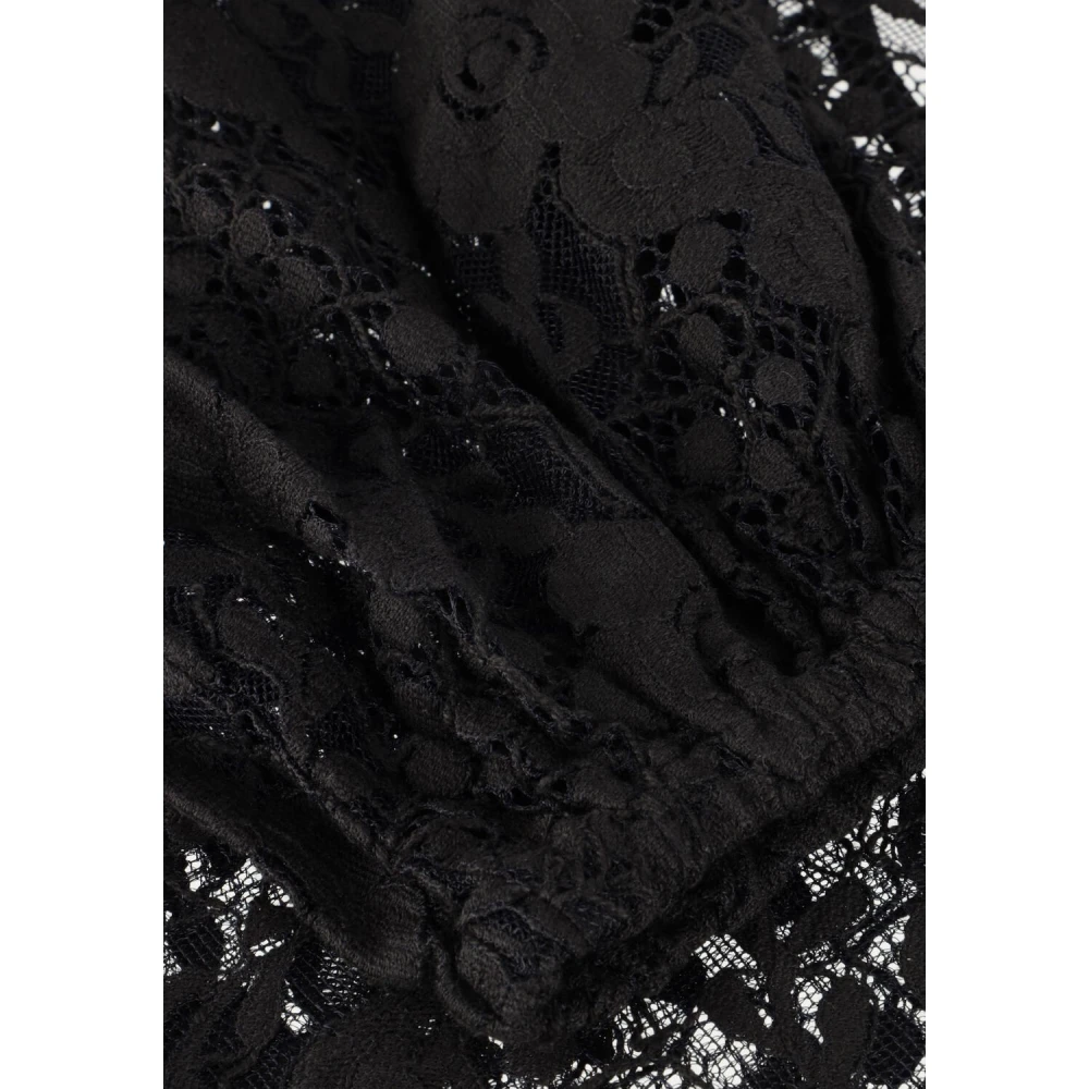Object Zwarte Kantentop Ultiem Comfort Black Dames